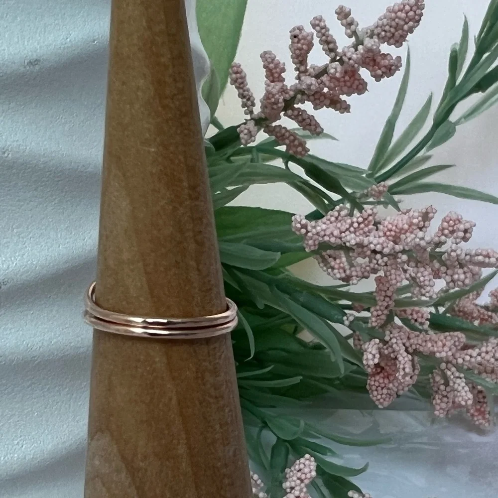 14k Rose Gold Filled Toe Ring or Knuckle Ring